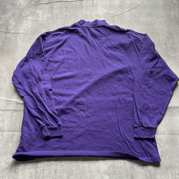 Nike LSU Tigers Football Long Sleeve  Shirt Purple Men XLarge Thermal - Picture 7 of 8